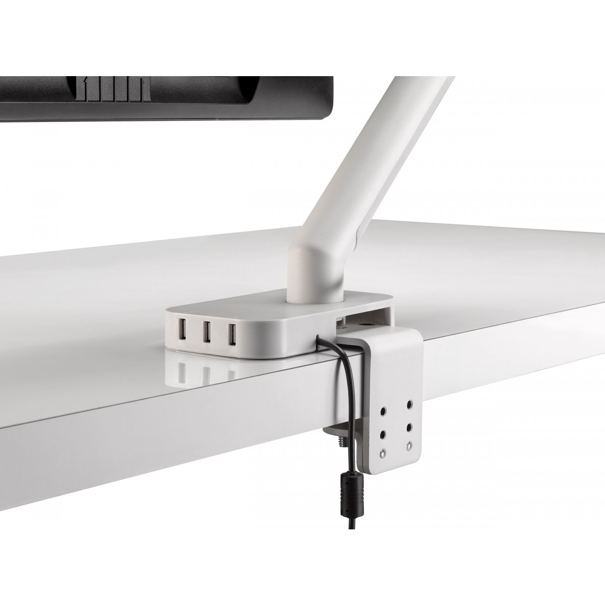 办公辅件|显示器支架|办公家具|设计师家具|Wishbone 台面显示屏（立柱）支架